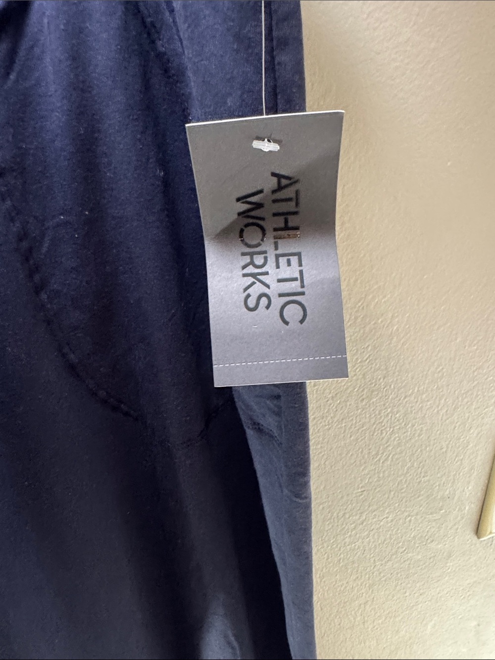 Athletic Works Men's Dark Navy Jogger Pants